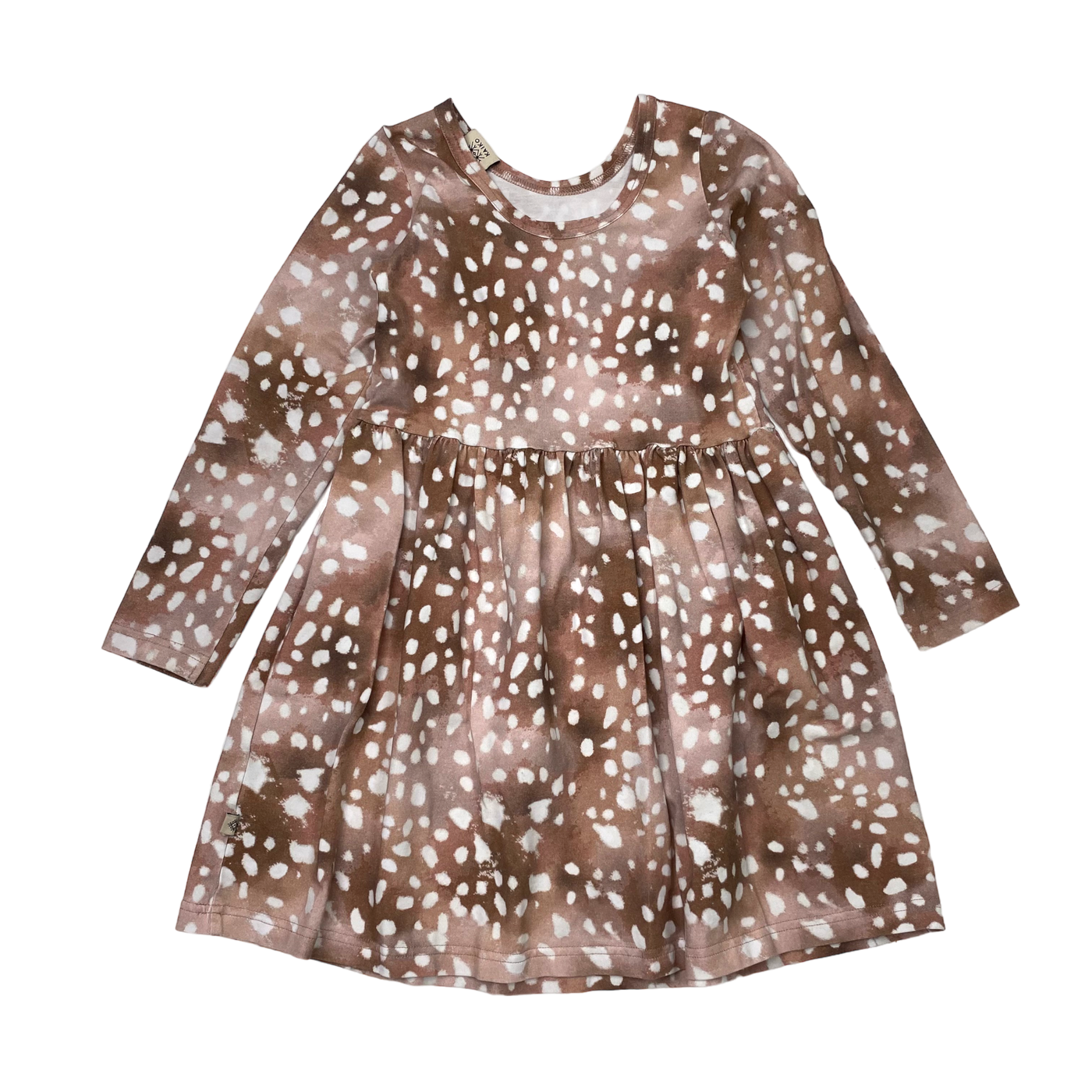 Kaiko dress, copper bambi | 110/116cm