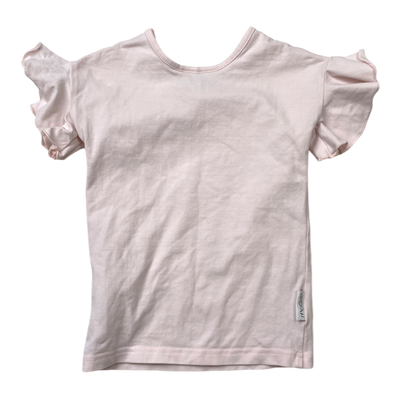 Gugguu frill t-shirt, pink | 86cm