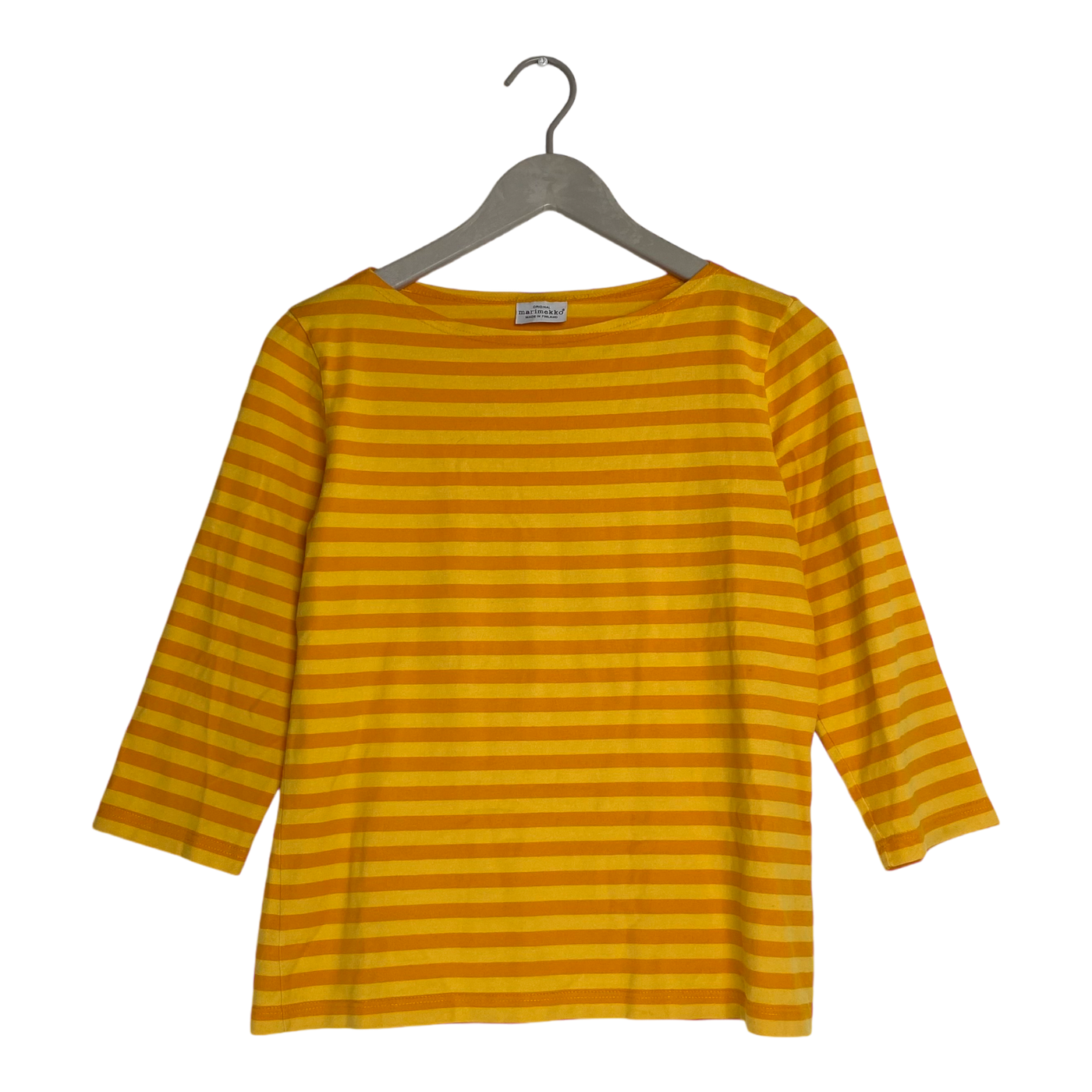 Marimekko stripe shirt, yellow | woman S