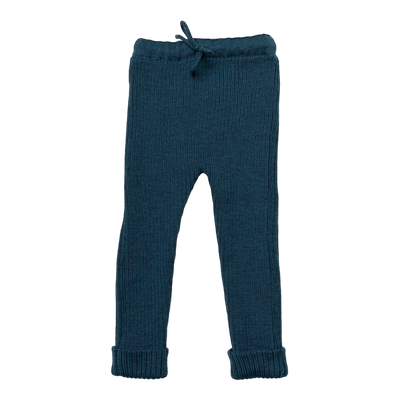 Metsola merino knitted leggings, teal | 62/68cm