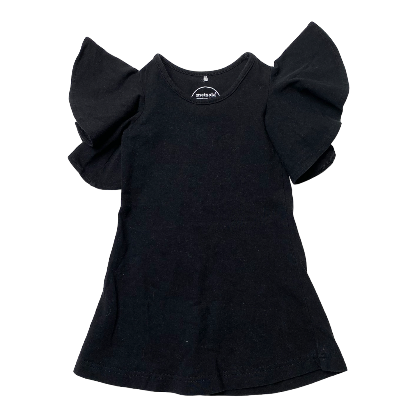 Metsola dress, black | 74/80cm