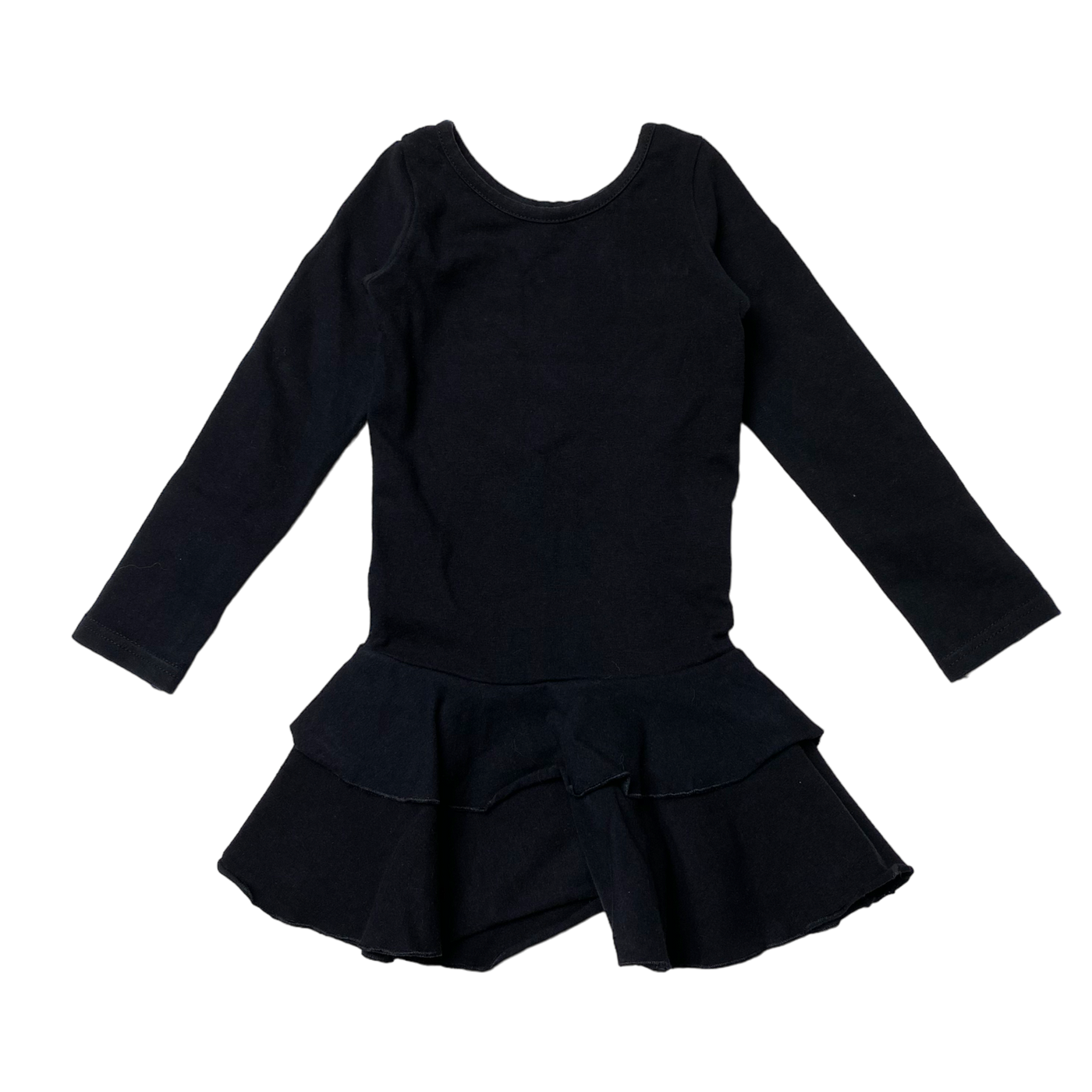 Gugguu frilla dress, black | 74cm