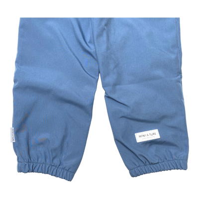 Mini A Ture aian softshell pants, dark powder blue | 110cm