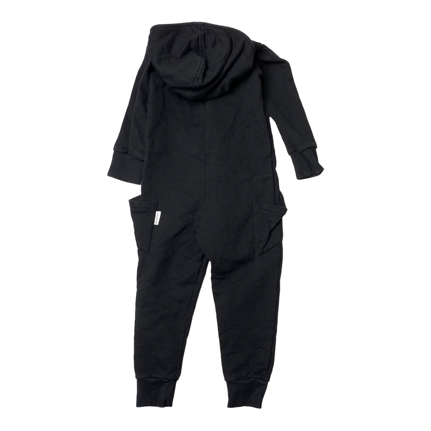 Gugguu sweat jumpsuit, black | 98cm