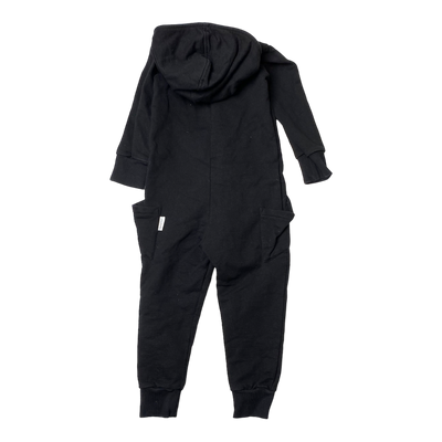 Gugguu sweat jumpsuit, black | 98cm