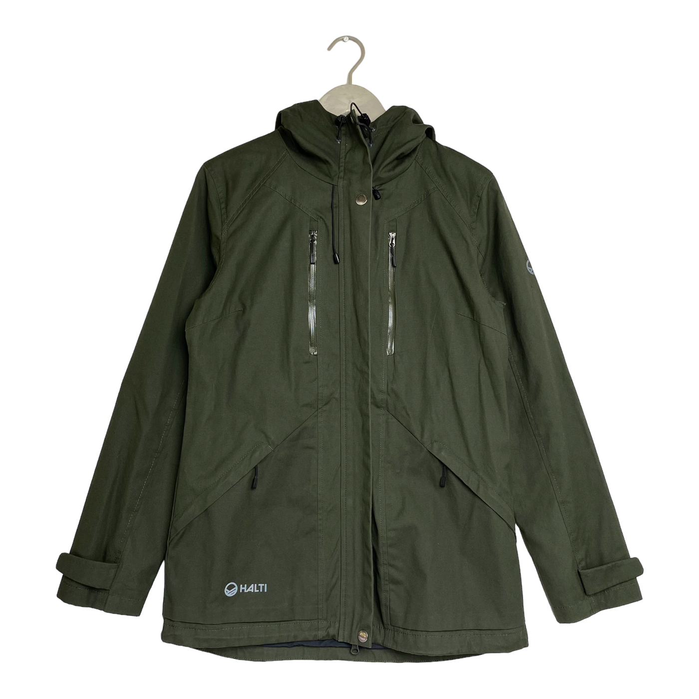 Halti light parka jacket, hunter green | woman 38