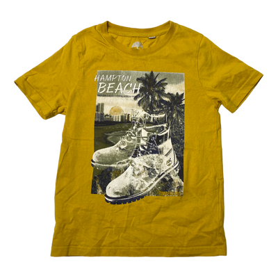 Timberland t-shirt, amber yellow | 138cm