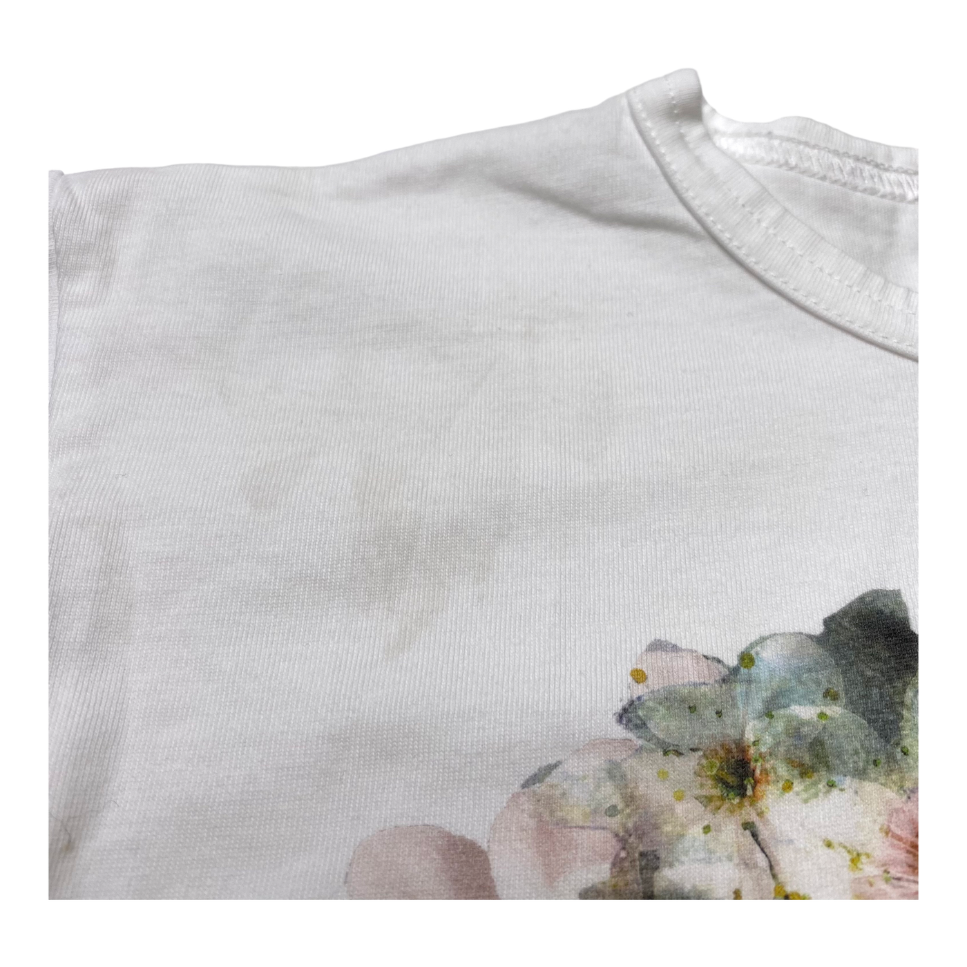 Kaiko t-shirt, flower | 86/92cm