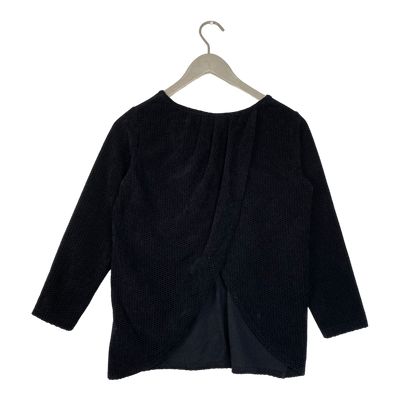 Yo Zen wrap back shirt, black | woman XS/S