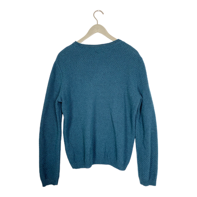 Stapf Nordwin knitted sweater, teal | man M