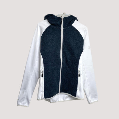 Halti mid layer jacket, white/melange grey | woman 38