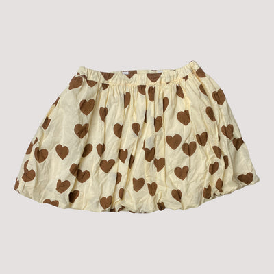 woven skirt, hearts | 128/134cm
