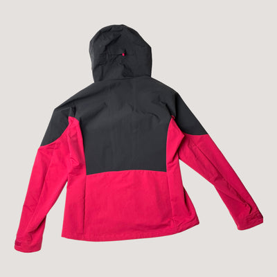 Halti Pallas warm hybrid jacket, black/raspberry | woman 42