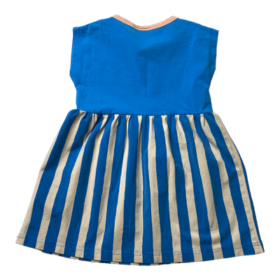 Papu collar dress, blue | 86/92cm
