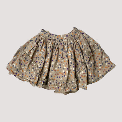 Molo ruffle skirt, confetti | 98/104cm