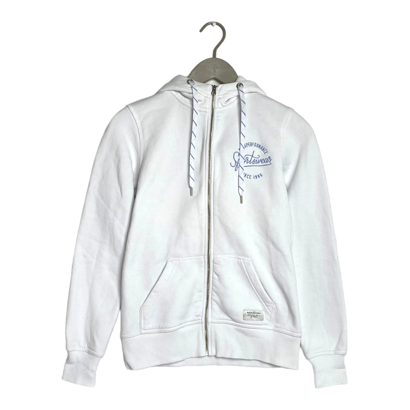 Peak Performance zip hoodie white woman S Ninyes