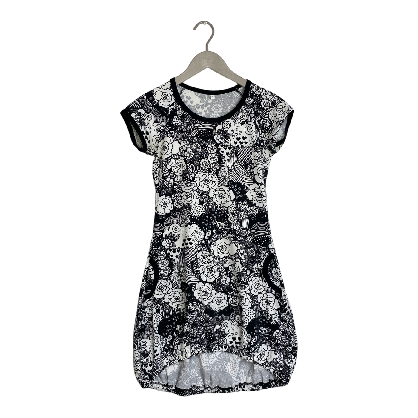 Ommellinen t-shirt tunic, flowers | woman S