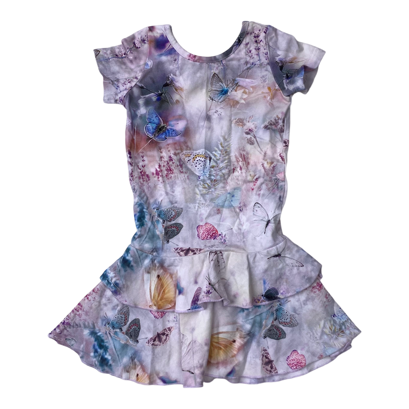 Gugguu t-shirt frilla dress, butterfly | 92cm