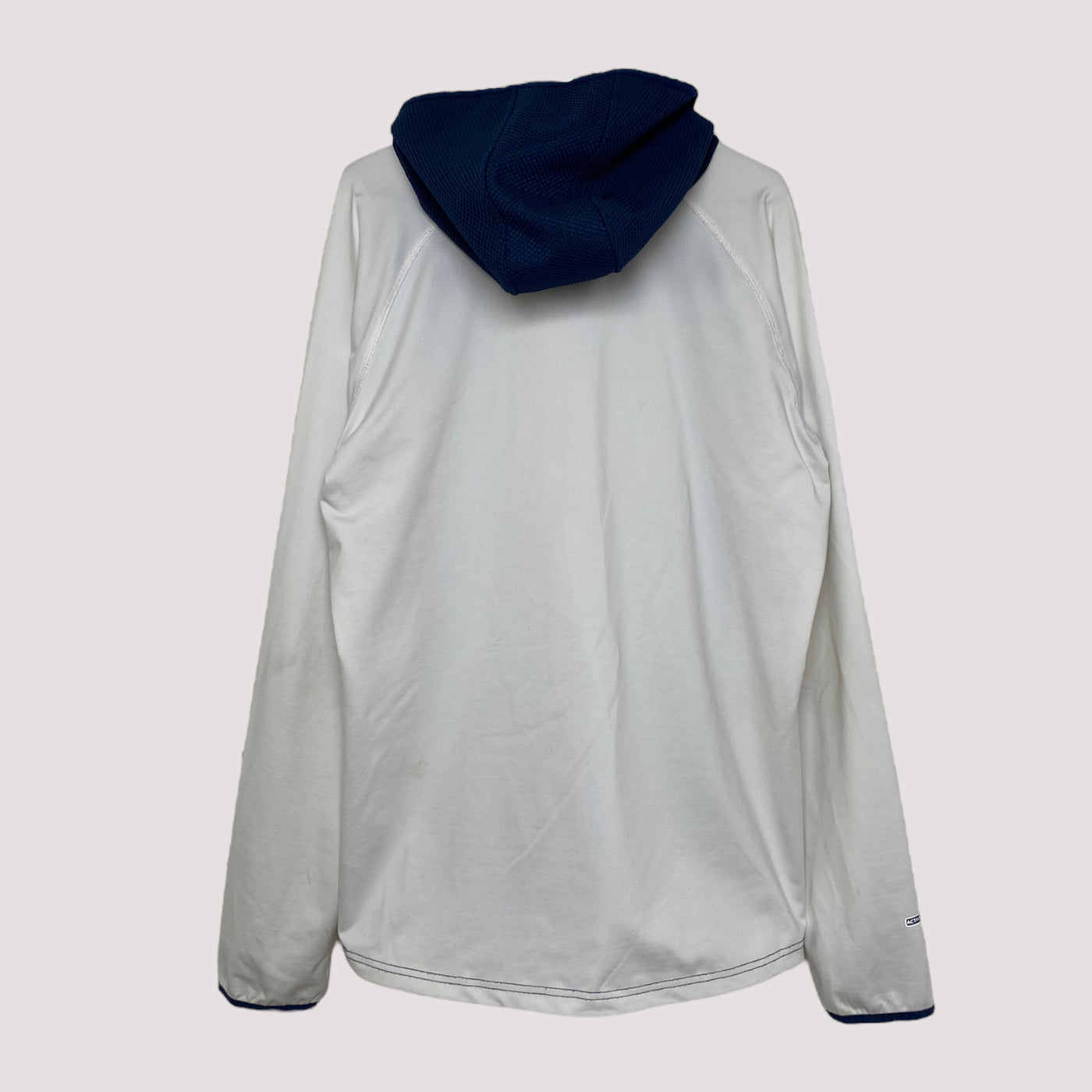 Halti hoodie, white/blue | men M
