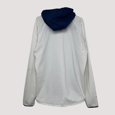 Halti hoodie, white/blue | men M