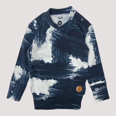 sweat tunic, white/navy | 86/92cm