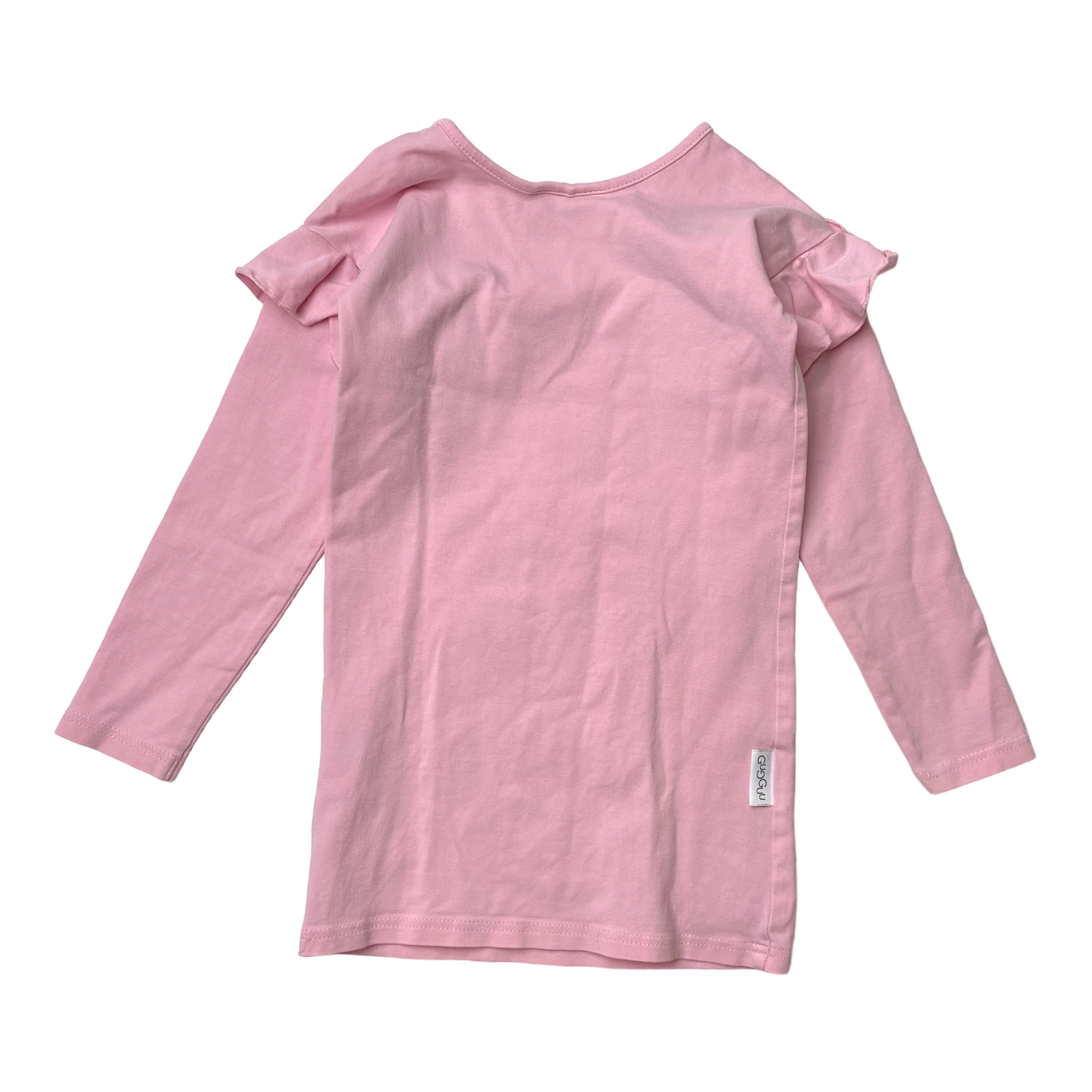 Gugguu frill shirt, pink | 80cm