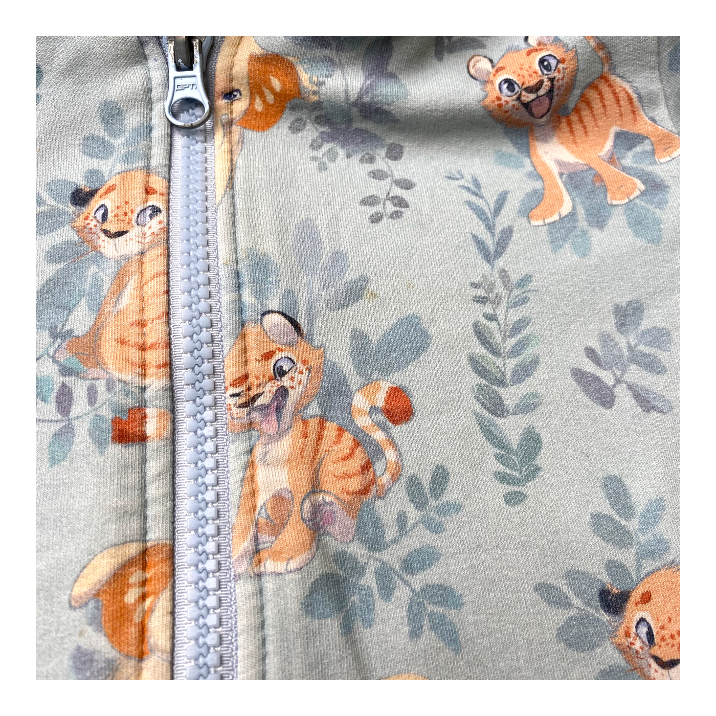 Metsola sweat hoodie, elephant&tiger | 86/92cm