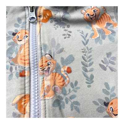 Metsola sweat hoodie, elephant&tiger | 86/92cm