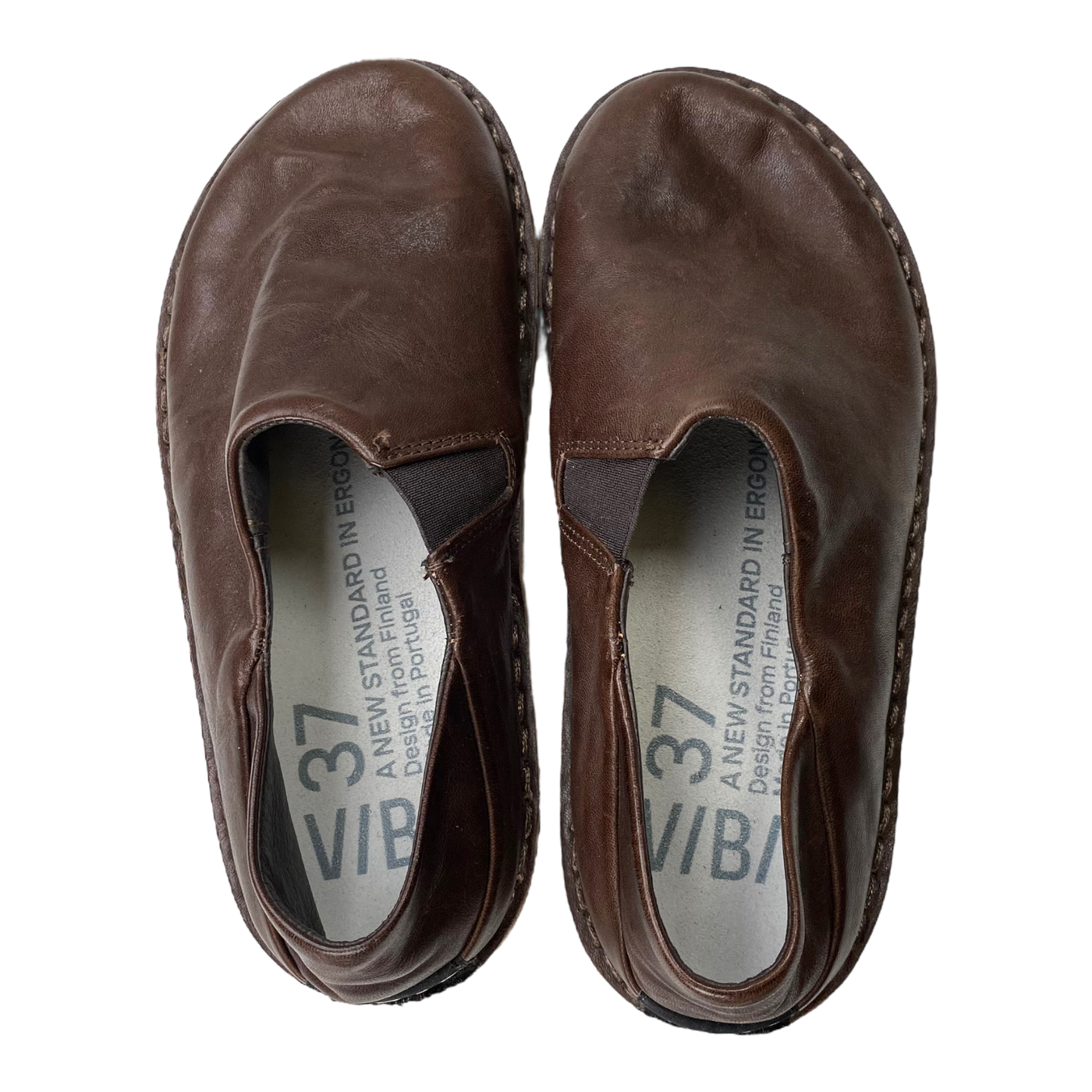 VIBAe Zuma leather shoes, cocoa brown | 37