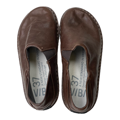 VIBAe Zuma leather shoes, cocoa brown | 37