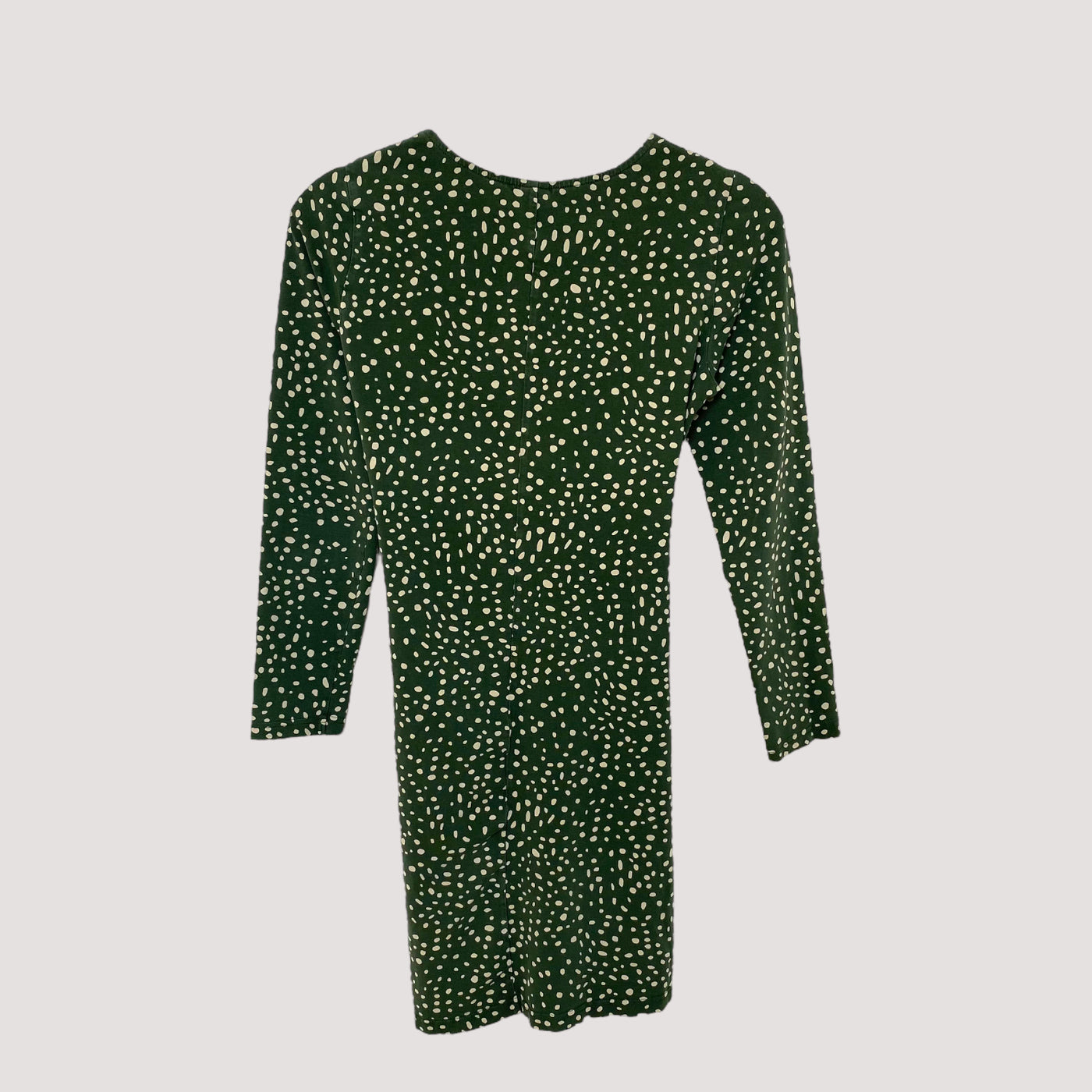 belted dress, wild dots moss | women XS