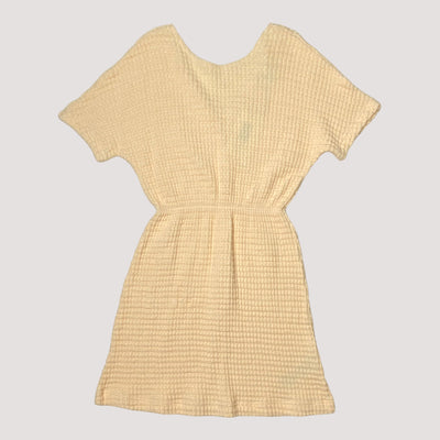Mainio waffle dress, peach | 122/128cm