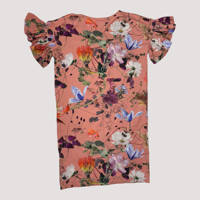 Molo t-shirt dress, flowers of the world | 134/140cm
