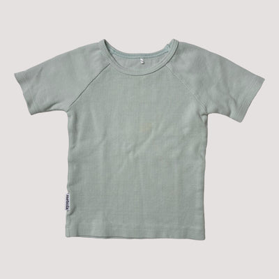 rib t-shirt, sky blue | 92cm