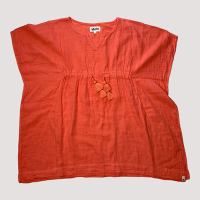 Molo kaftan dress, coral pink | 110/116cm
