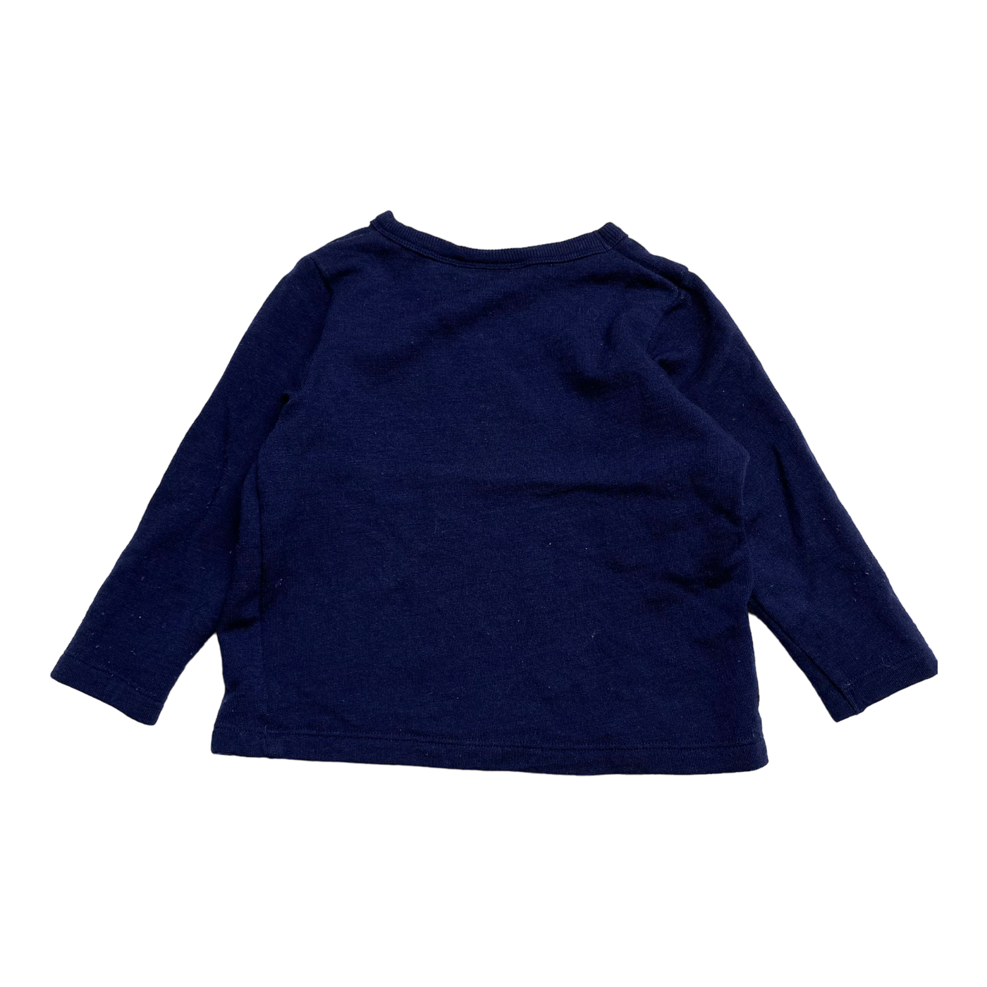 Mini Rodini wool shirt, midnight blue | 92/98cm