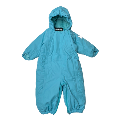 Reima polarfox down overall, aqua blue | 62/68cm