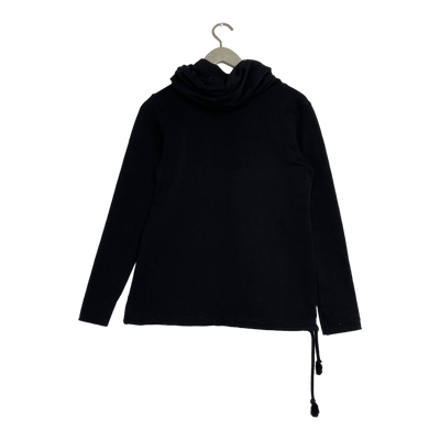 Ommellinen hoodie, black | woman S