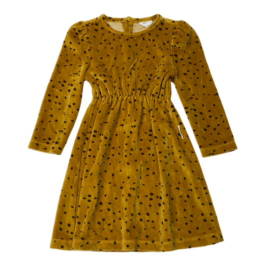 Maed for Mini terry dress, mustard | 1-2y