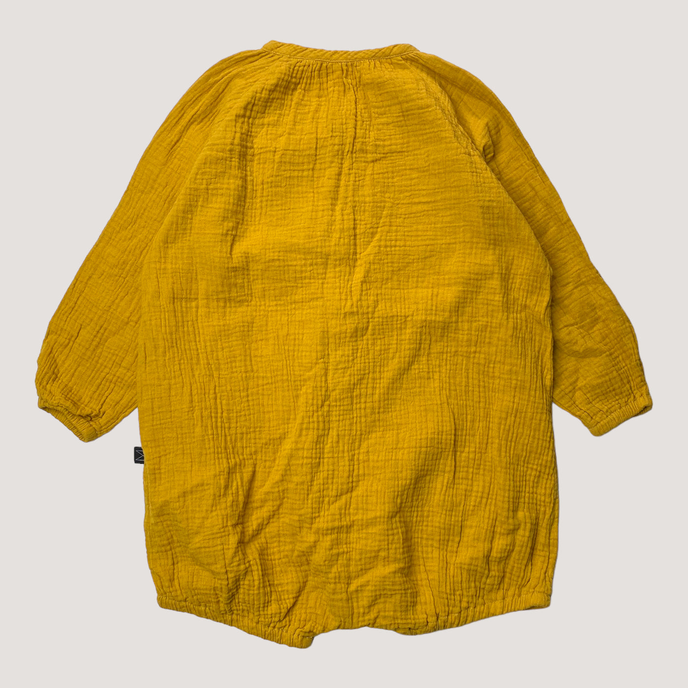 Monkind muslin puff onesie, amber | 3-4y