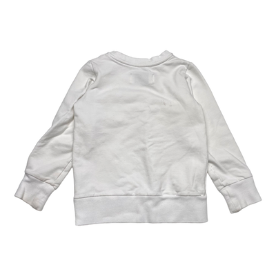 Gugguu emroidery sweatshirt, white | 98cm