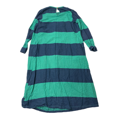 Bobo Choses woven dress, midnight blue/mint | 122cm