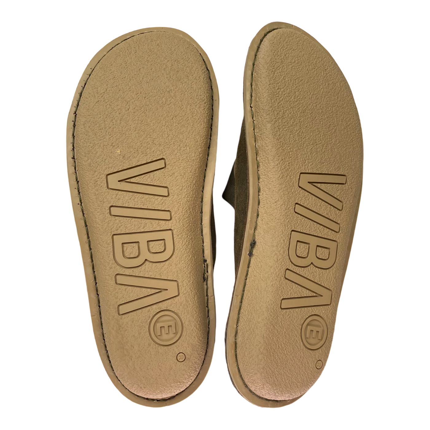 VIBAe Roma suede slippers, olive | 46