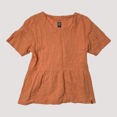 linen t-shirt, coral | women XS