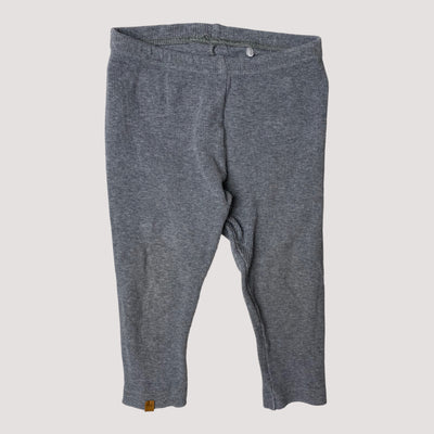 rib leggings, grey | 74/80cm