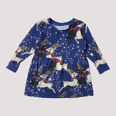 sweat dress, reindeers | 80/86cm