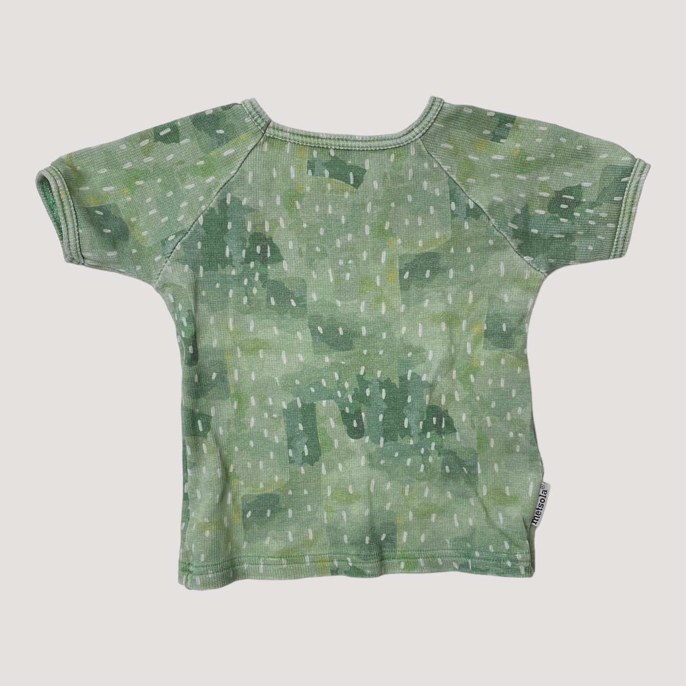 rib t-shirt, green | 86cm