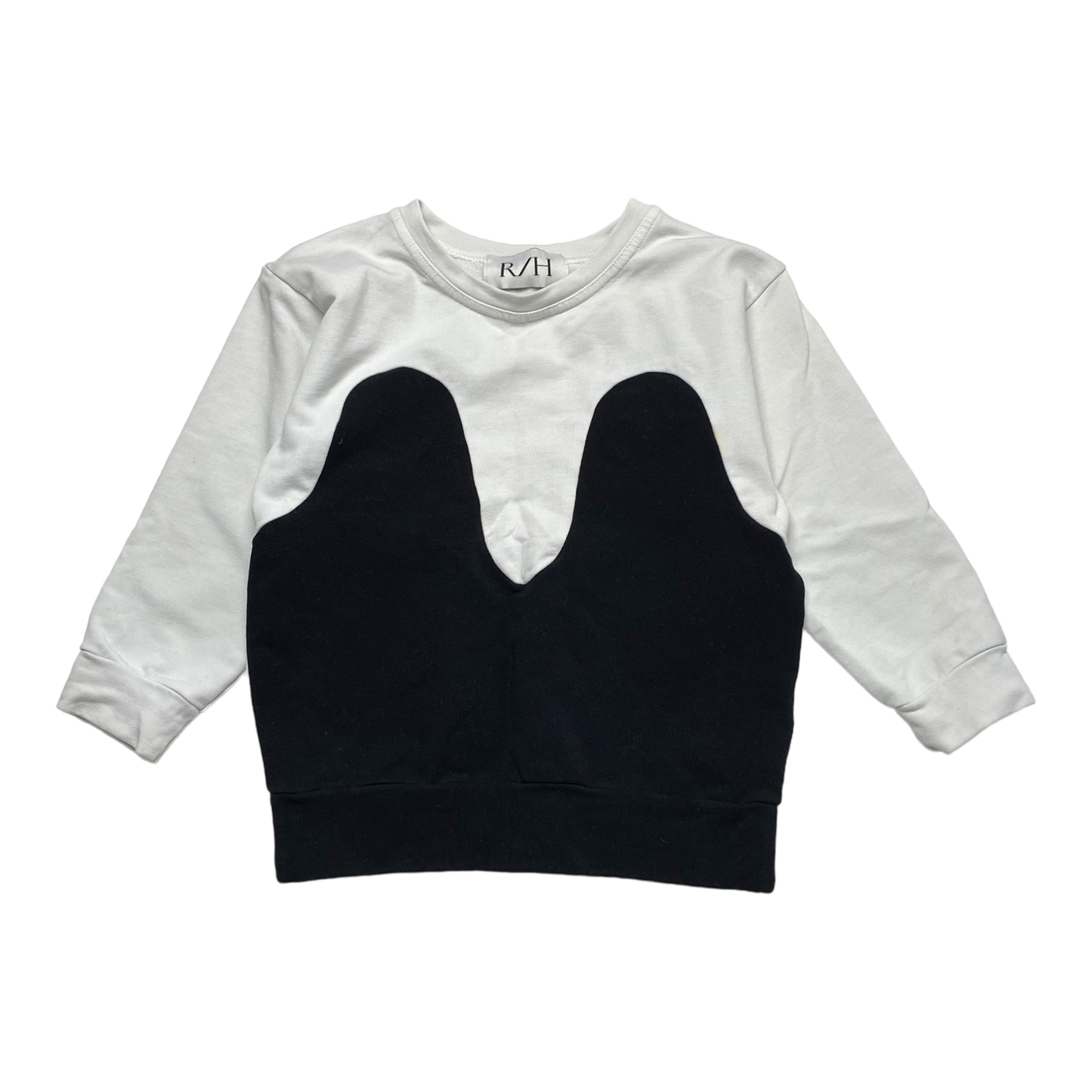 R/H mickey sweatshirt, black and white | kid 100cm