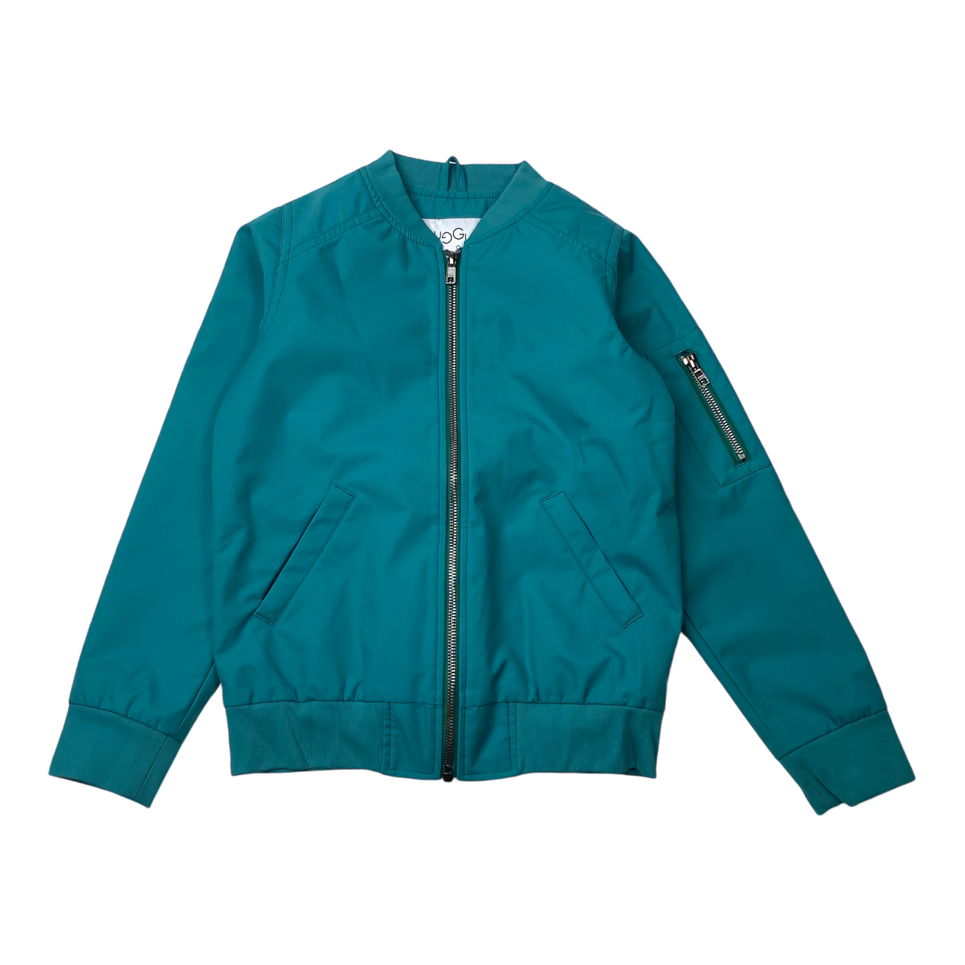 Gugguu bomber jacket, turquoise | 128cm