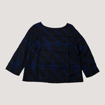 Marimekko gavotte staccato blouse, midnight blue | woman 38